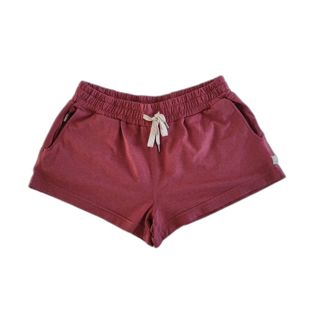 Vuori Halo Performance Shorts Size S Maroon Red DreamKnit Athletic Lounge